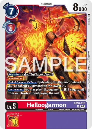 Helloogarmon [BT16-010] [Beginning Observer] 