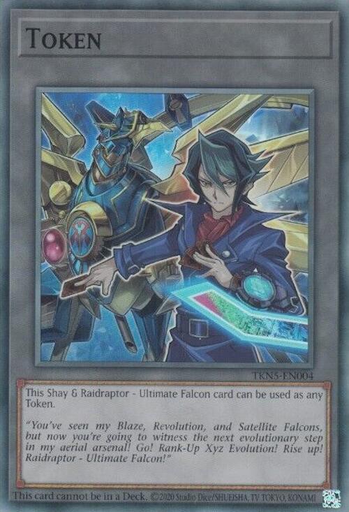 Token: Shay and Raidraptor - Ultimate Falcon [TKN5-EN004] Super Rare 