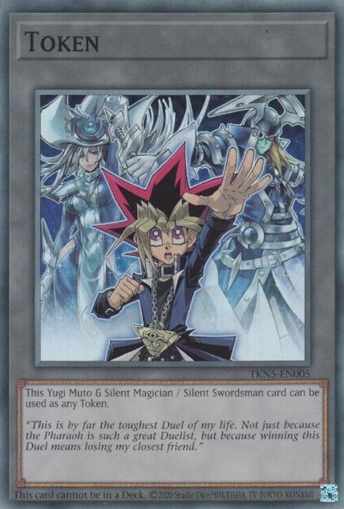 Token: Yugi Muto and Silent Magician and Silent Swordsman [TKN5-EN005] Super Rare 