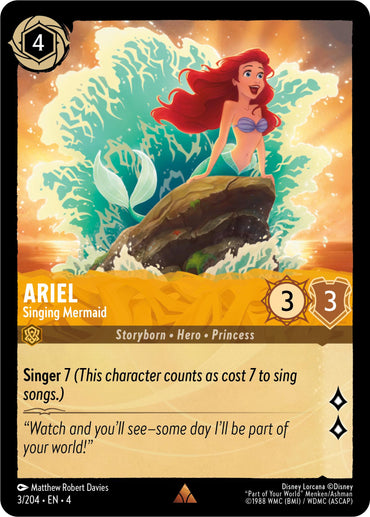 Ariel - Singing Mermaid (3/204) [Ursula's Return] 