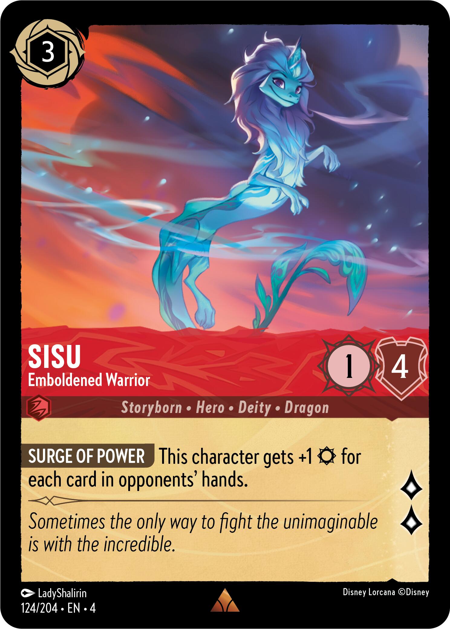 Sisu - Emboldened Warrior (124/204) [Ursula's Return]