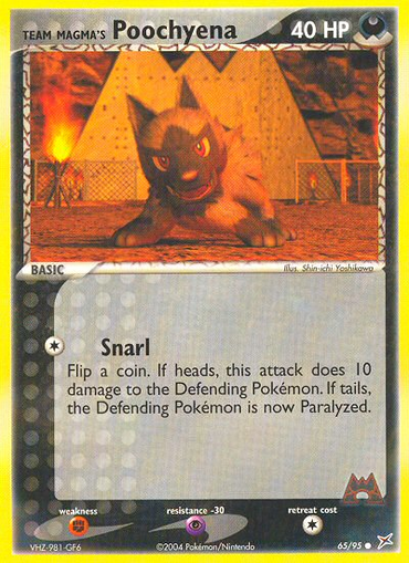 Team Magma's Poochyena (65/95) [EX: Team Magma vs Team Aqua] 