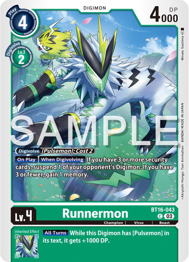 Runnermon [BT16-043] [Beginning Observer] 