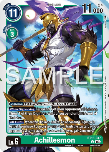 Achillesmon [BT16-047] [Beginning Observer] 