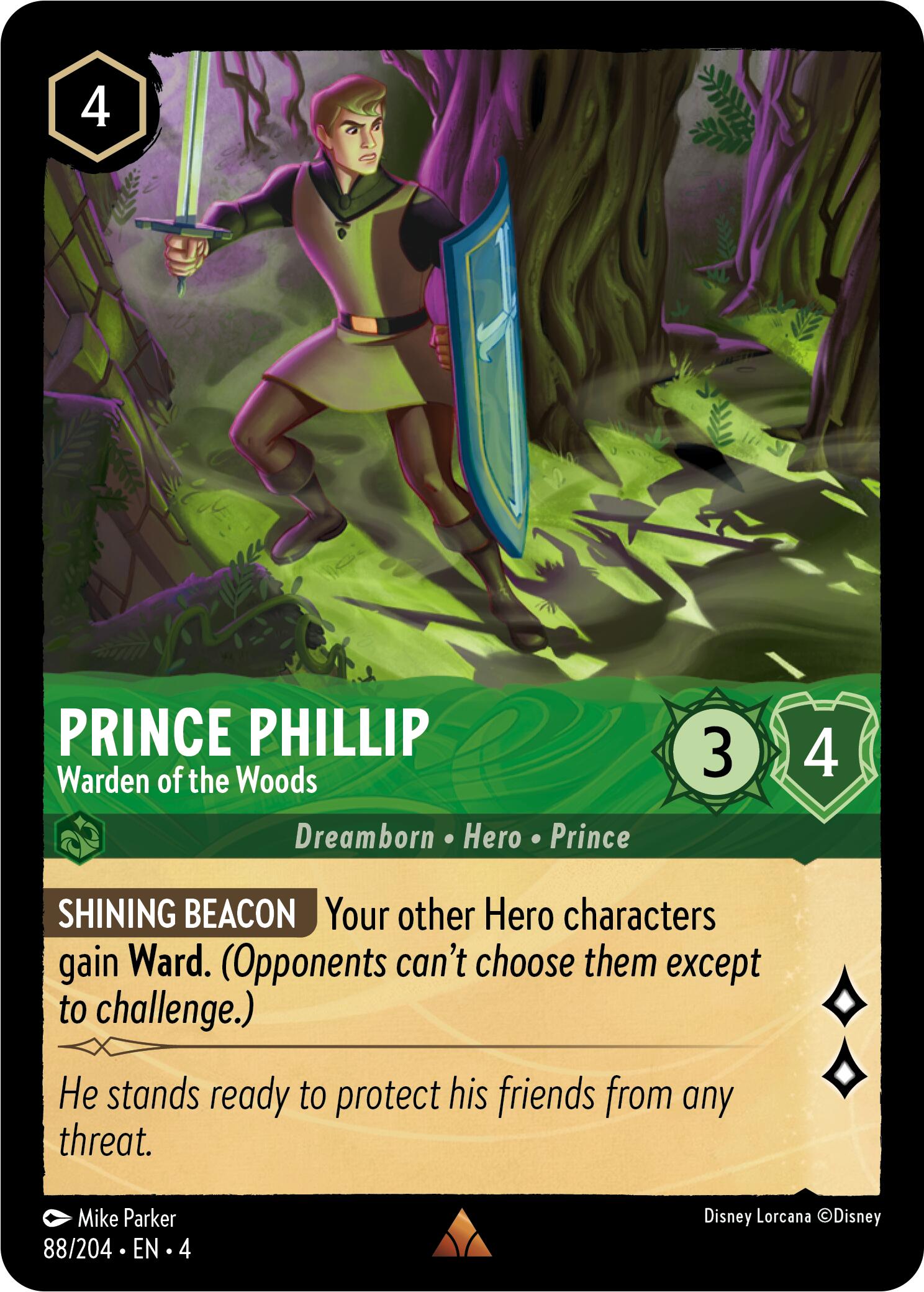 Prince Phillip - Warden of the Woods (88/204) [Ursula's Return] 