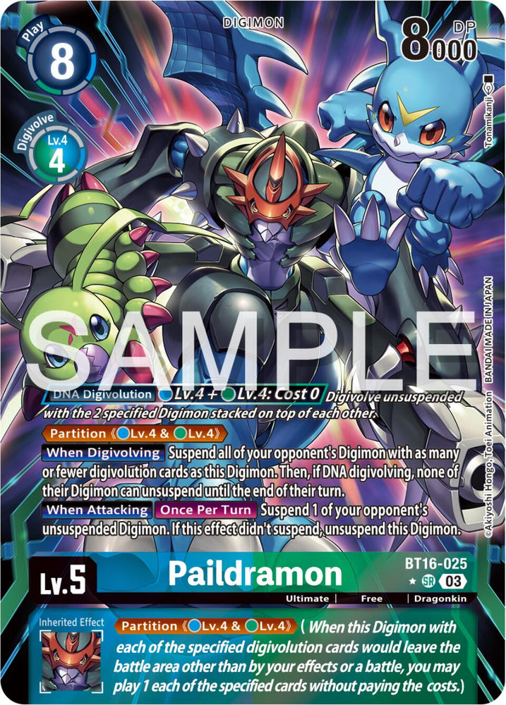 Paildramon [BT16-025] (Alternate Art) [Beginning Observer] 