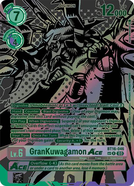 GranKuwagamon Ace [BT16-046] (Alternate Art) [Beginning Observer] 