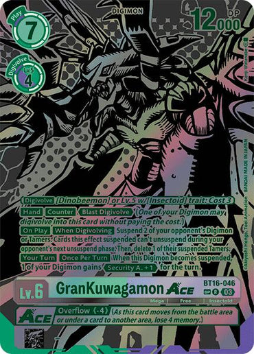 GranKuwagamon Ace [BT16-046] (Alternate Art) [Beginning Observer] 
