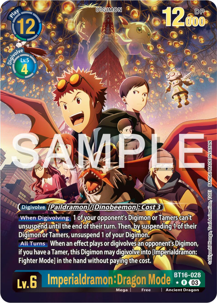 Imperialdramon: Dragon Mode [BT16-028] (Alternate Art) [Beginning Observer] 