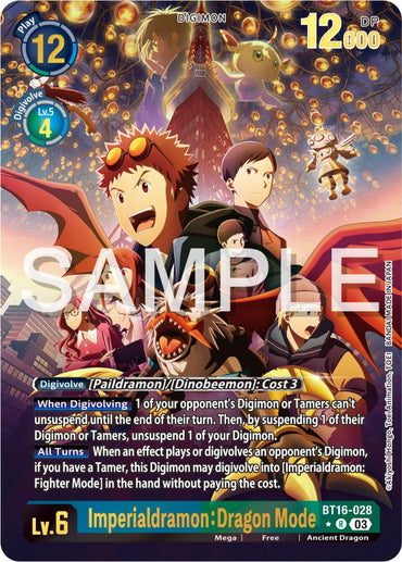 Imperialdramon: Dragon Mode [BT16-028] (Alternate Art) [Beginning Observer] 