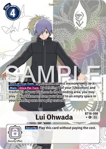 Lui Ohwada [BT16-090] (Alternate Art) [Beginning Observer] 
