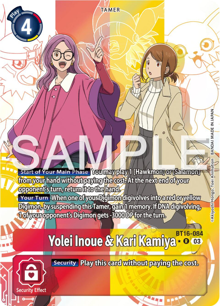 Yolei Inoue &amp; Kari Kamiya [BT16-084] (Alternate Art) [Beginning Observer] 