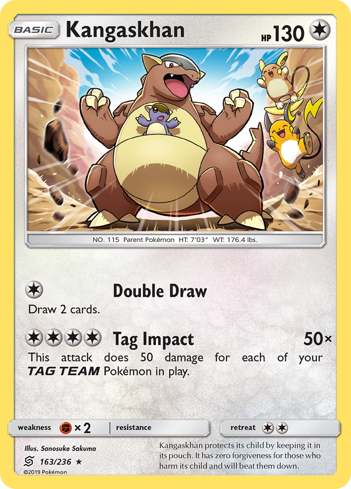 Kangaskhan (163/236) [Sun &amp; Moon: Unified Minds] 