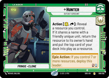 Hunter - Outcast Sergeant (009/262) [Shadows of the Galaxy] 