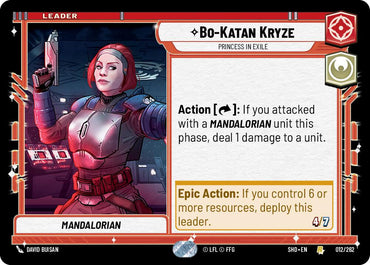 Bo-Katan Kryze - Princess in Exile (012/262) [Shadows of the Galaxy] 