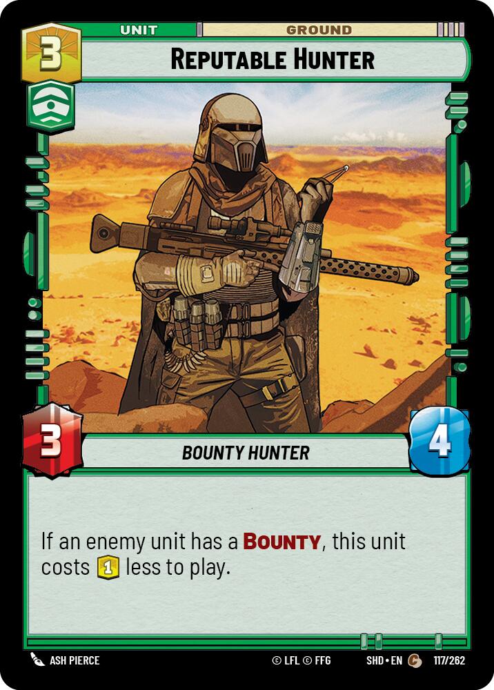 Reputable Hunter (117/262) [Shadows of the Galaxy] 