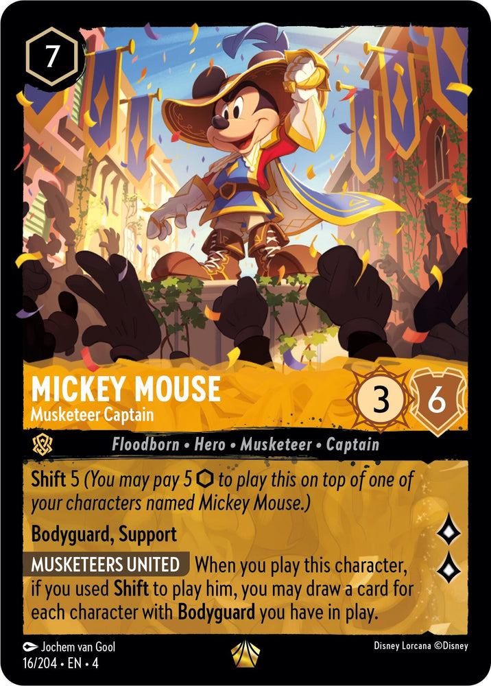 Mickey Mouse - Musketeer Captain (16/204) [Ursula's Return] 