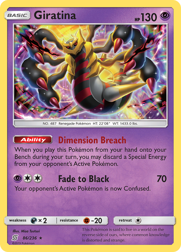 Giratina (86/236) [Sun &amp; Moon: Unified Minds] 