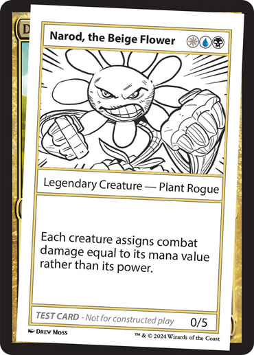 Narod, the Beige Flower [Mystery Booster 2 Playtest Cards] 