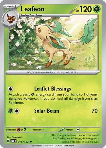 Leafeon (011/167) [Scarlet &amp; Violet: Twilight Masquerade] 