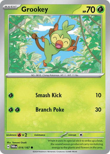 Grookey (014/167) [Scarlet &amp; Violet: Twilight Masquerade] 