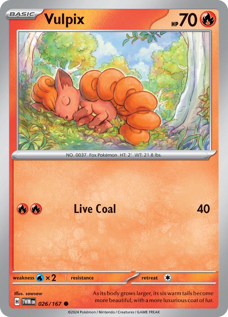 Vulpix (026/167) [Scarlet & Violet: Twilight Masquerade] 