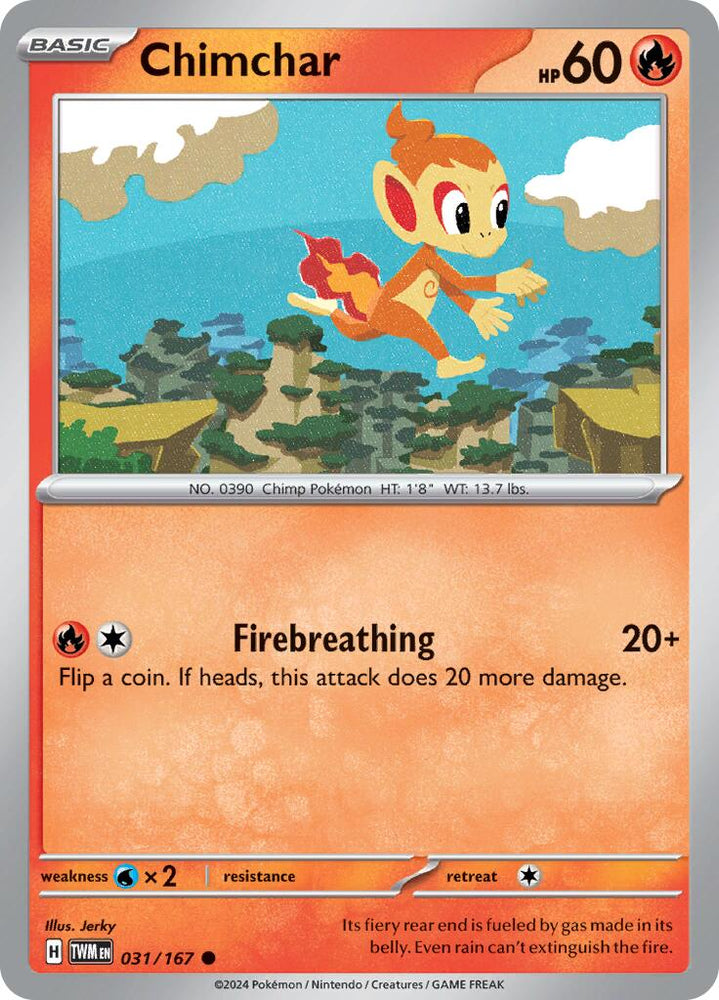 Chimchar (031/167) [Scarlet &amp; Violet: Twilight Masquerade] 