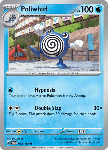 Poliwhirl (042/167) [Scarlet &amp; Violet: Twilight Masquerade] 