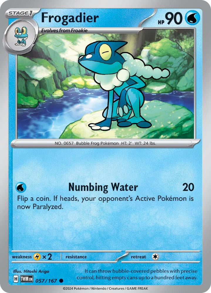 Frogadier (057/167) [Scarlet &amp; Violet: Twilight Masquerade] 
