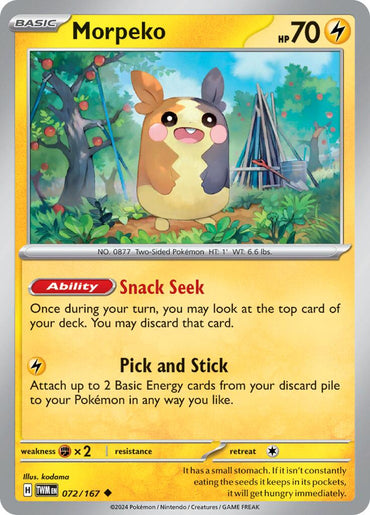 Morpeko (072/167) [Scarlet &amp; Violet: Twilight Masquerade] 