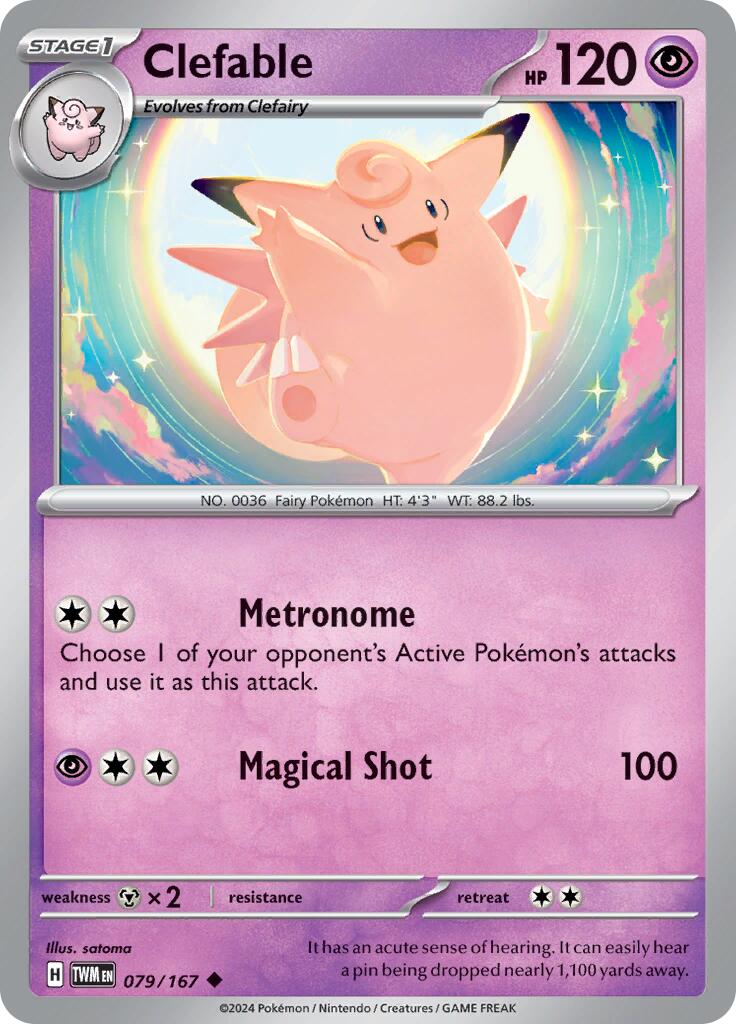 Clefable (079/167) [Scarlet & Violet: Twilight Masquerade] 