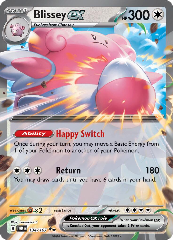 Blissey ex (134/167) [Scarlet & Violet: Twilight Masquerade]