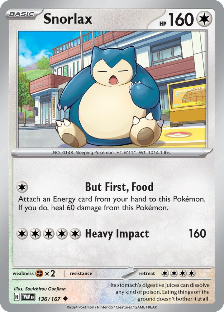 Snorlax (136/167) [Scarlet &amp; Violet: Twilight Masquerade] 