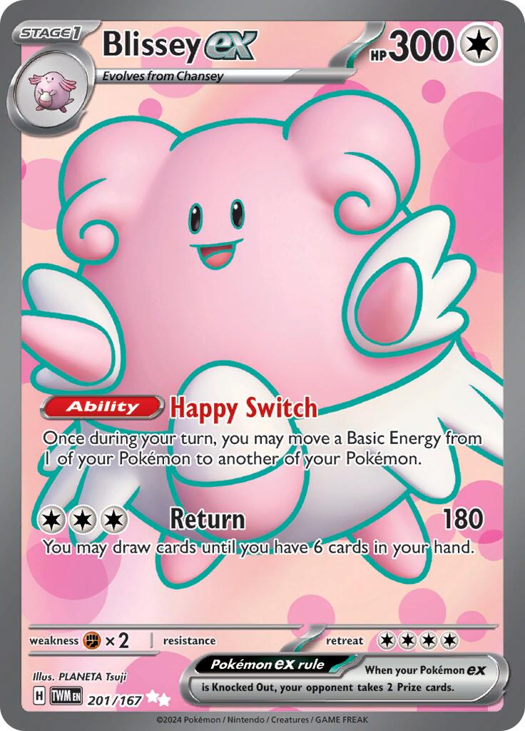 Blissey ex (201/167) [Scarlet & Violet: Twilight Masquerade] 