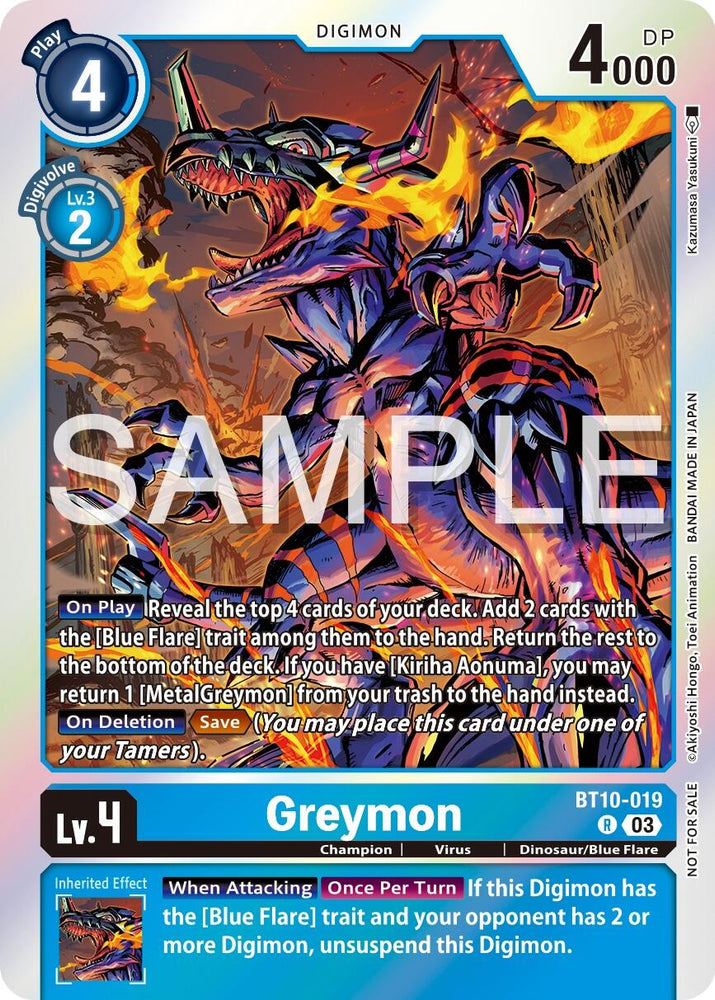 Greymon [BT10-019] (Official Tournament Vol.13 Winner Pack) [Xros Encounter Promos] 
