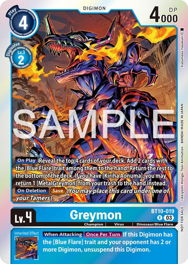 Greymon [BT10-019] (Official Tournament Vol.13 Winner Pack) [Xros Encounter Promos] 