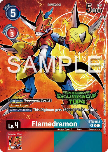 Flamedramon [BT8-012] (2024 Evolution Cup Top 4) [New Awakening Promos] 