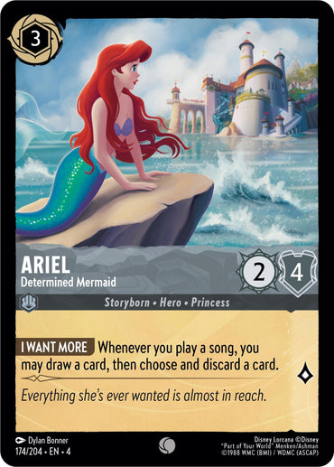 Ariel - Determined Mermaid (174/204) [Ursula's Return] 