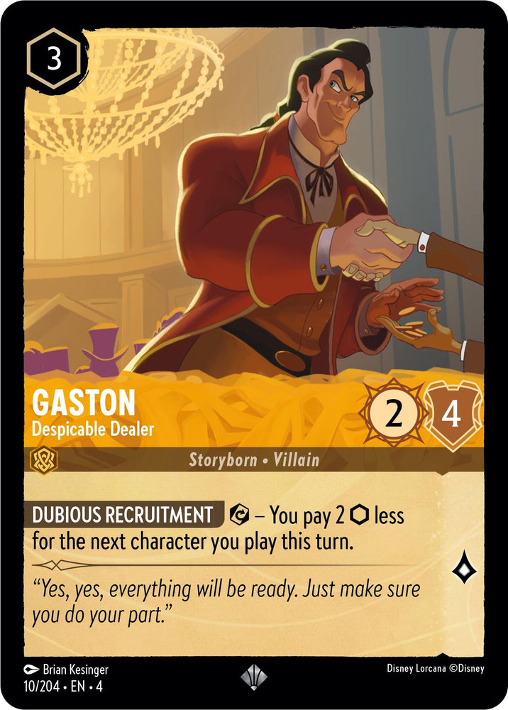 Gaston - Despicable Dealer (10/204) [Ursula's Return] 