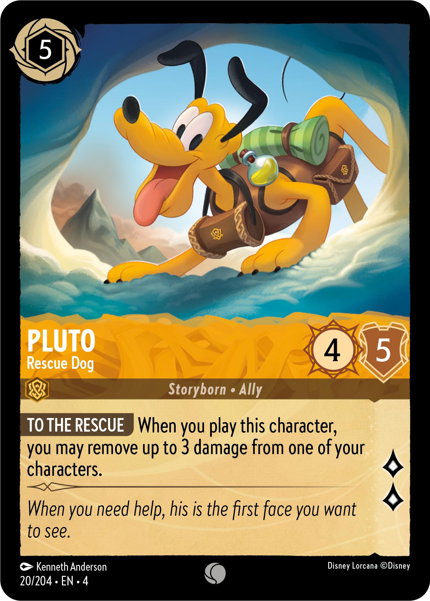 Pluto - Rescue Dog (20/204) [Ursula's Return] 