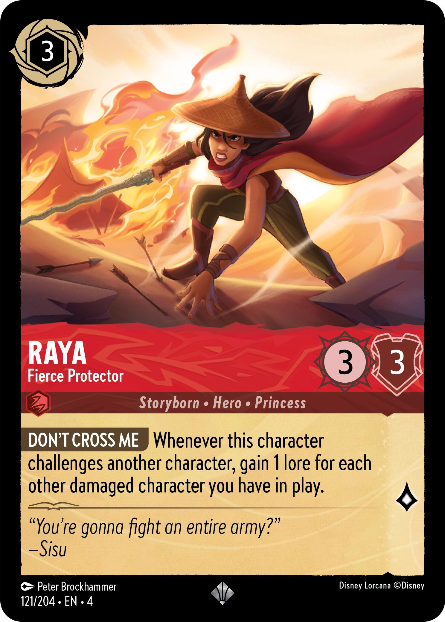 Raya - Fierce Protector (121/204) [Ursula's Return] 