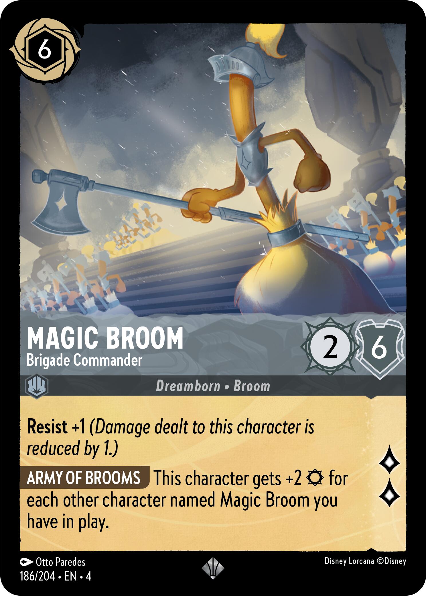 Magic Broom - Brigade Commander (186/204) [Ursula's Return] 