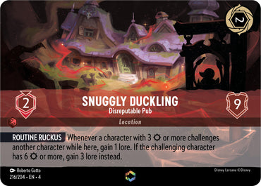 Snuggly Duckling - Disreputable Pub (Enchanted) (216/204) [Ursula's Return] 