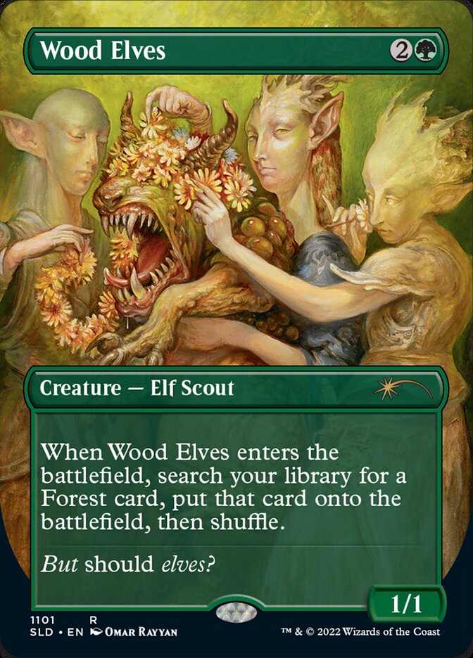 Wood Elves (Borderless) [Secret Lair Drop Series] 