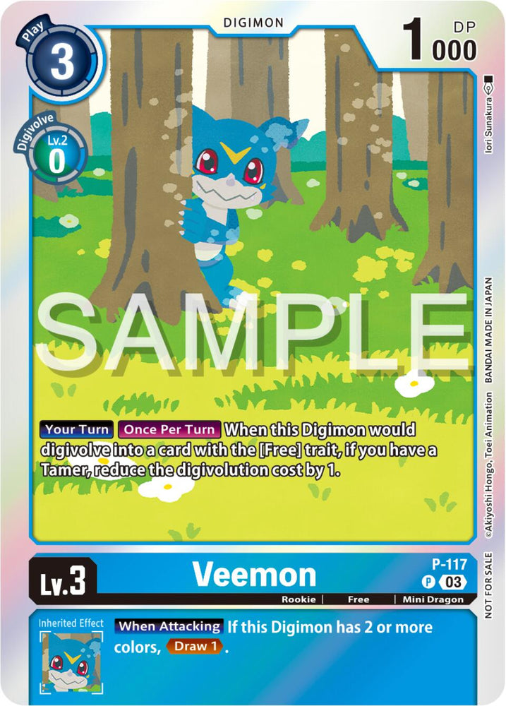 Veemon [P-117] (Beginning Observer Pre-Release) [Promotional Cards] 