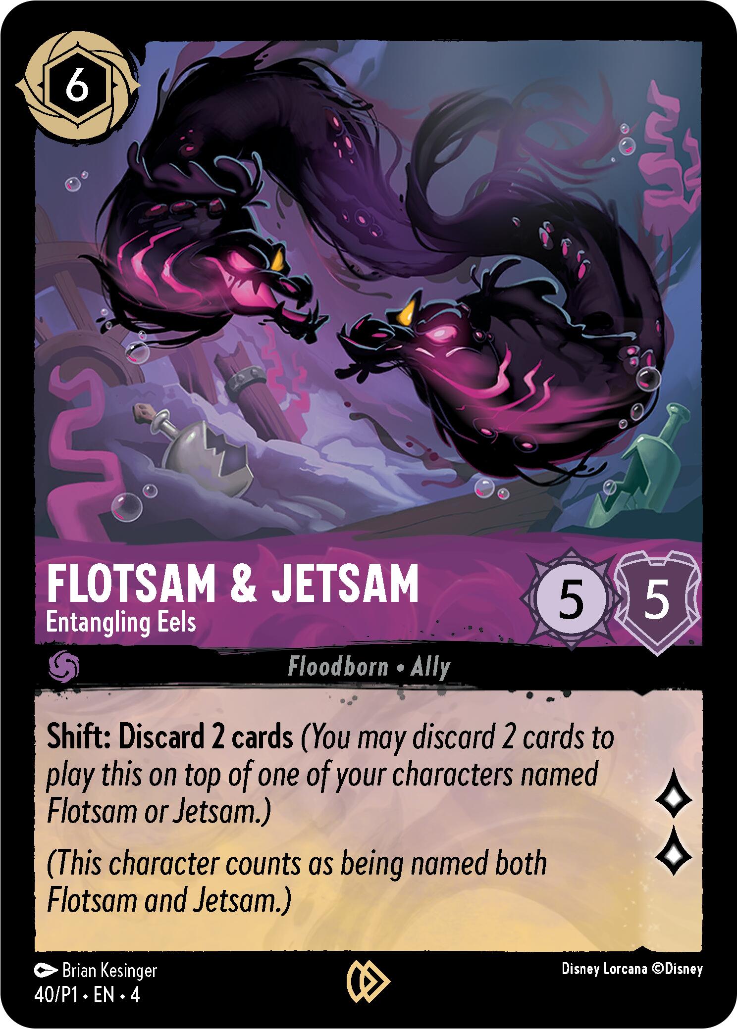 Flotsam & Jetsam - Entangling Eels (40) [Promo Cards] 