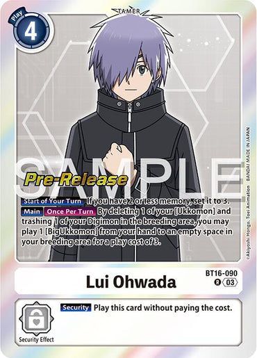 Lui Ohwada [BT16-090] [Beginning Observer Pre-Release Promos] 