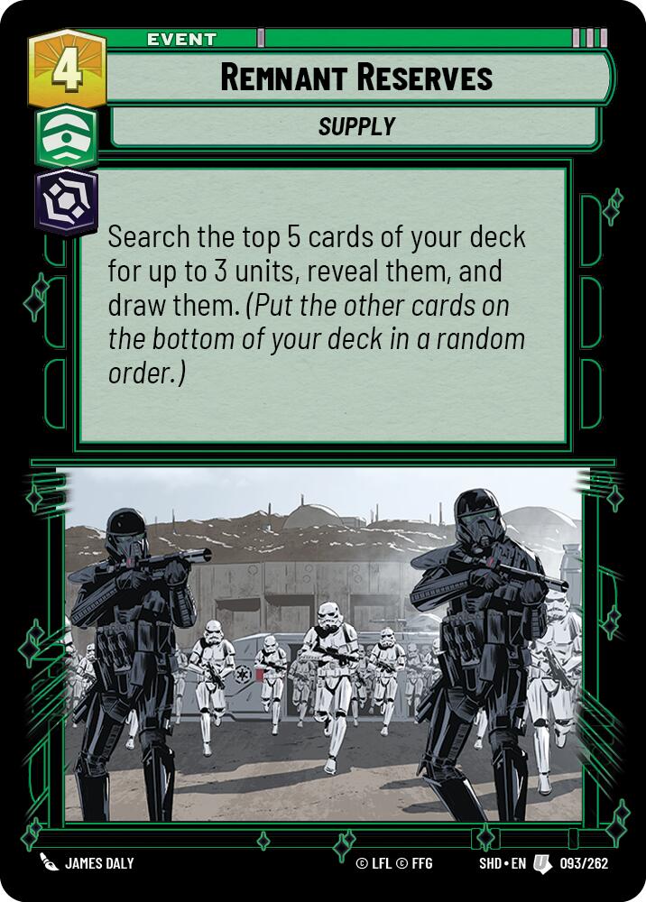 Remnant Reserves (093/262) [Shadows of the Galaxy] 