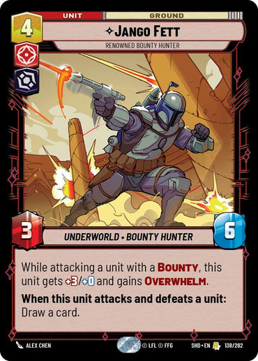 Jango Fett - Renowned Bounty Hunter (138/262) [Shadows of the Galaxy] 
