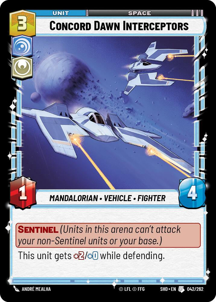 Concord Dawn Interceptors (042/262) [Shadows of the Galaxy] 